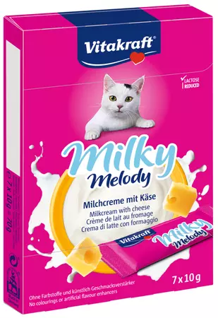 Vitakraft Milky Melody met kaas 7x10g