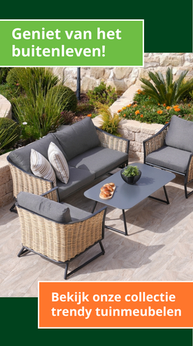 Bekijk onze collectie trendy tuinmeubelen