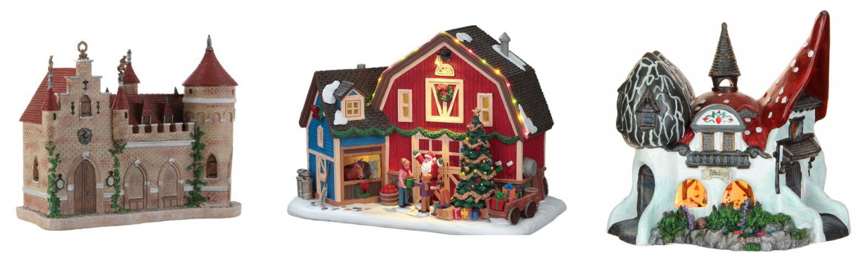 Goedkoop Kersthuisjes kopen voor realistisch kerstdorp