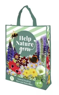 1 Shopping bag Bees & Butterflies - Help Nature Grow