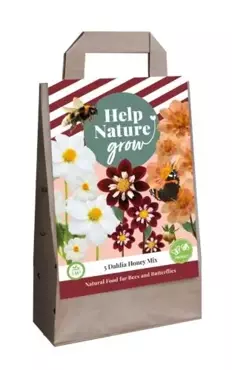 1 Tas 5 Dahlia Honey Mix - Help Nature Grow
