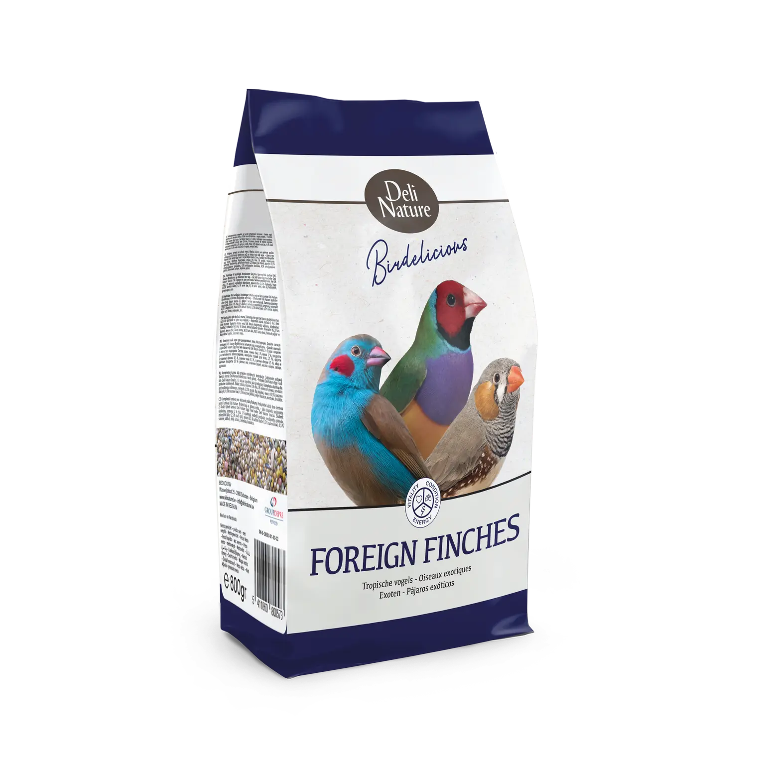 5* menu tropische vogels 800g