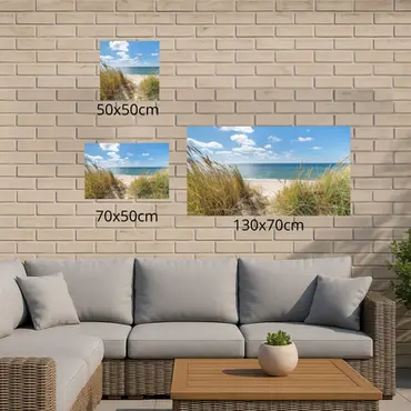 Alexsar Art Tuinschilderij duingras 50x50cm - afbeelding 3