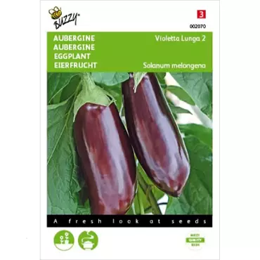 Aubergine Violetta Lunga 2 - afbeelding 1