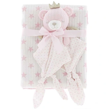 B+c cloth baby beer l100b75cm roze