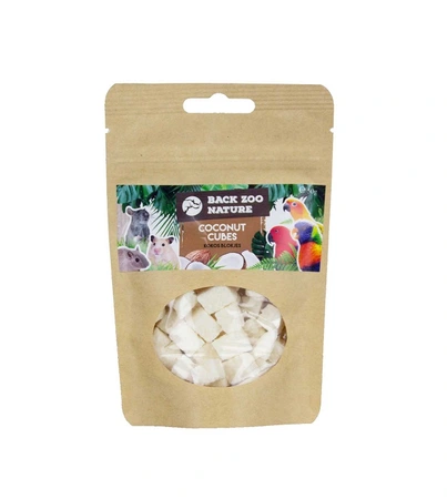 Back zoo nature Coconut cubes 50g - afbeelding 1