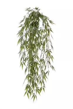Kunst hangplant Bamboerank l85cm groen