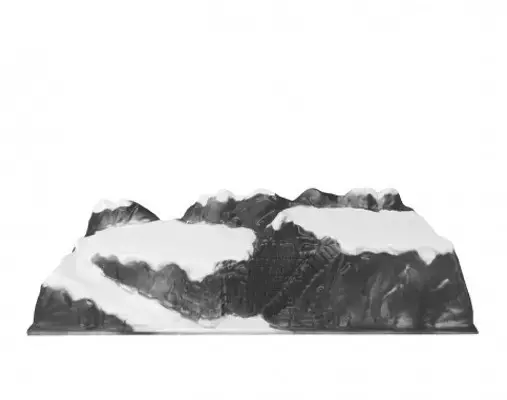 My Village Basis Kerstdorp Gletsjer 78X25cm