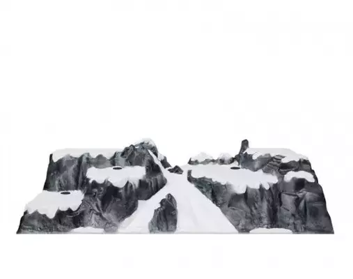 My Village Basis Kerstdorp Skipiste 120X40cm