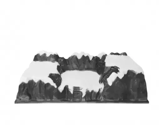 My Village Basis Kerstdorp Vallei 78X25cm
