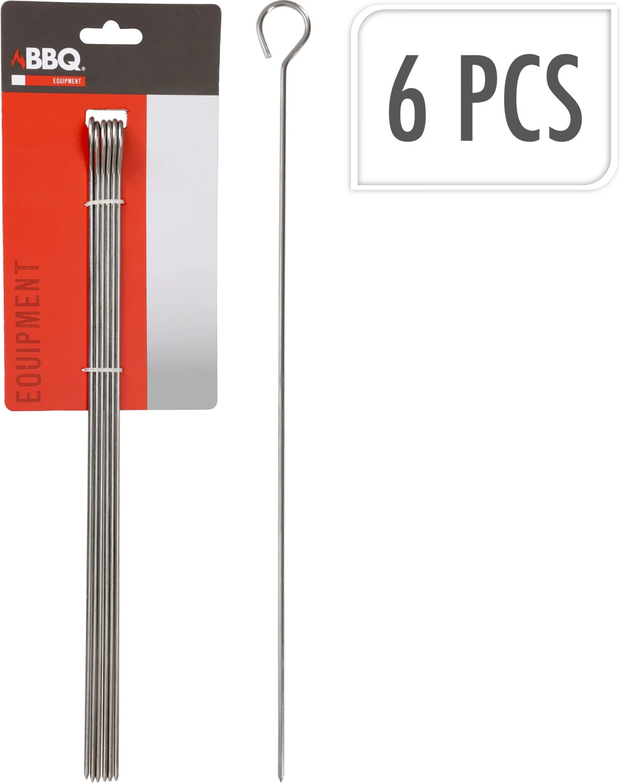 BBQ PENNEN SET VAN 6STS