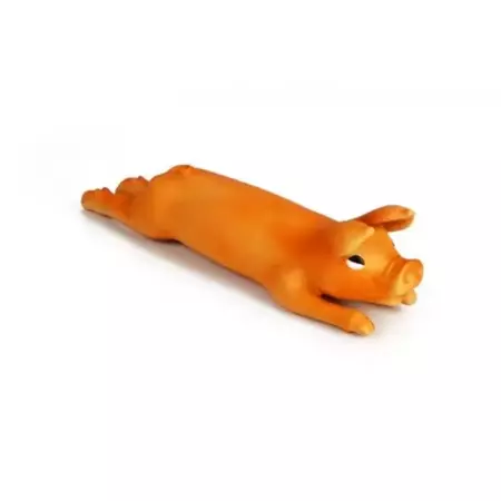 Beeztees Biggetje - Hondenspeelgoed - Oranje - Klein - 25 cm