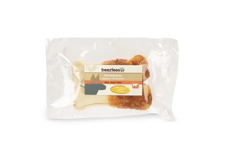 Beeztees Culinair kauwbot met kip 12cm 2x60g - afbeelding 1