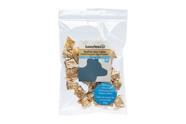 Beeztees Hondensnack roodbaarshd cubes 100g - afbeelding 1