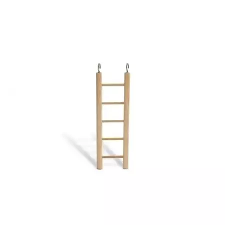 Beeztees Ladder - Vogelspeelgoed - 5 Treden - Hout - 24 cm