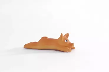 Beeztees Biggetje - Hondenspeelgoed - Oranje - Groot - 42 cm