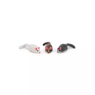 Beeztees kattenspeelgoed muis op wieltjes