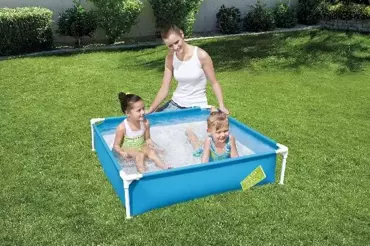 Bestway kinderzwembad My first frame pool rechthoek 122cm