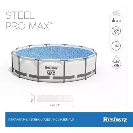 Bestway Zwembad steel pro max set 457 cm - afbeelding 7