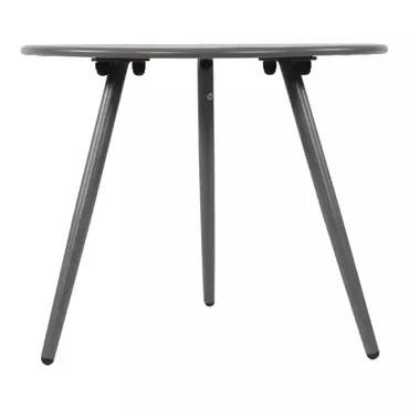 Bijzet Tuintafel Rond Ø45cm - Blueberry Grijs zijaanzicht