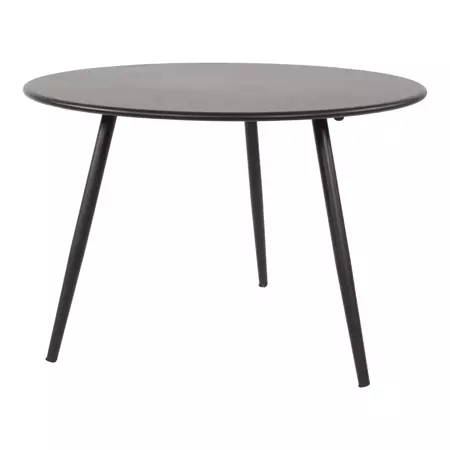 Bijzet Tuintafel Rond Ø45cm - Zwart