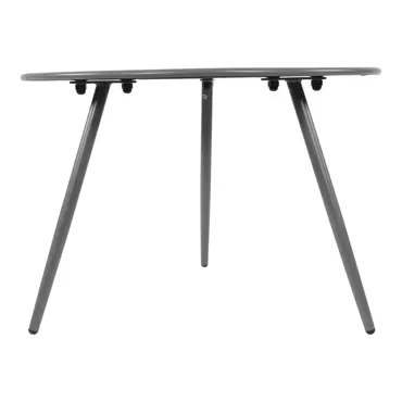 Bijzet Tuintafel Rond Ø60cm - Blueberry Grijs zijaanzicht