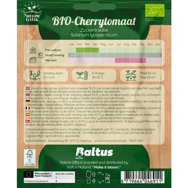 Bio cherrytomaat 8st - afbeelding 2