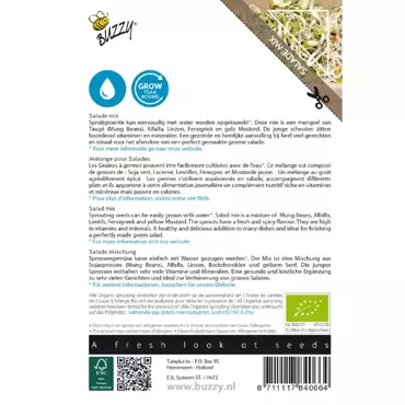 Bio Knip & Eet, Sprouting Salademengsel - afbeelding 2