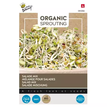 Bio Knip & Eet, Sprouting Salademengsel - afbeelding 1