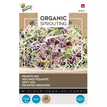 Bio Knip & Eet, Sprouting Salademengsel pikant - afbeelding 1