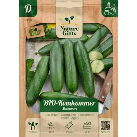 Bio komkommer marketmore 13st - afbeelding 1