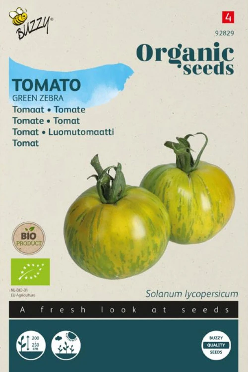 Bio tomaat green zebra 0.1g
