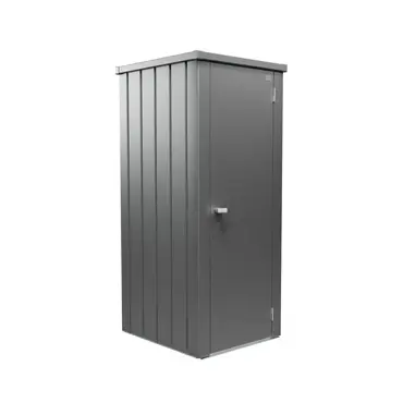 Biohort terraskast Julia L HIGH kwartsgrijs metallic