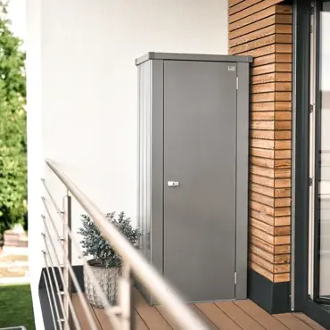 Biohort terraskast Julia M HIGH kwartsgrijs metallic - afbeelding 2