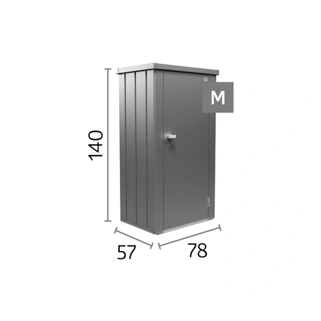 Biohort terraskast Julia M kwartsgrijs metallic - afbeelding 3