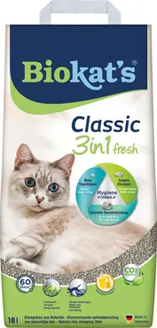Biokat's kattenbakvulling classic fresh 18l