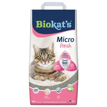 Biokat's kattenbakvulling micro fresh 14l