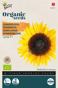 Biologische Helianthus, Zonnebloem Zohar F1 - afbeelding 1