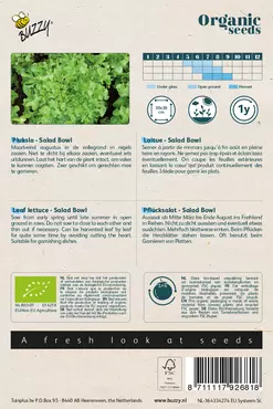 Biologische Pluksla Salad Bowl, groen - afbeelding 2