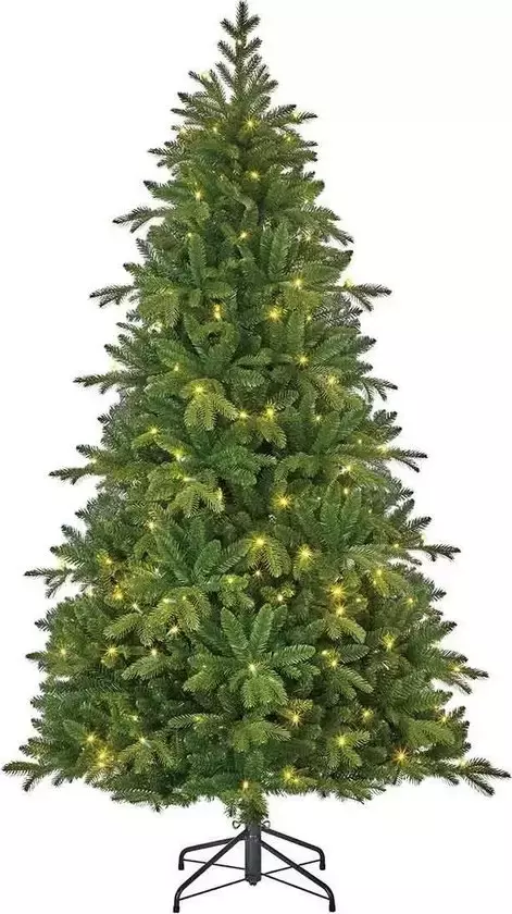 Bestudeer schattig Floreren Black Box kunstkerstboom met led brampton | h230 x d132 | groen met led -  Top Tuincentrum