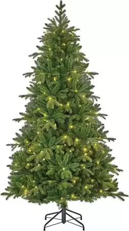 Black Box kunstkerstboom met led brampton | h230 x d132 | groen met led
