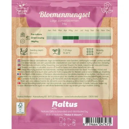 Bloemenmengsel lage zomerbloemen 2m2 - afbeelding 2