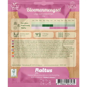 Bloemenmengsel lage zomerbloemen 2m2 - afbeelding 2