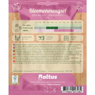 Bloemenmengsel voor nuttige insecten 3m2 - afbeelding 2
