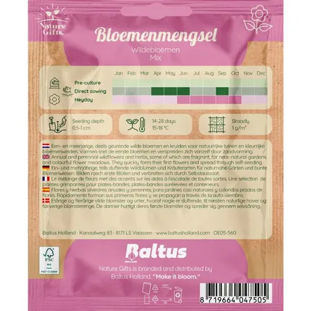 Bloemenmengsel wilde bloemen per 3m2 - afbeelding 2