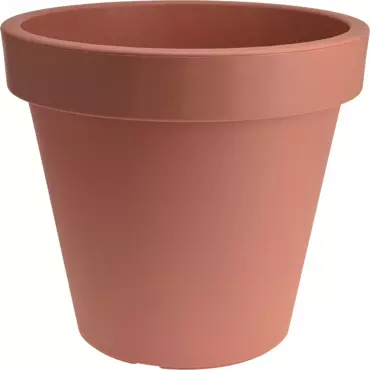 Bloempot kunststof terracotta D50cm