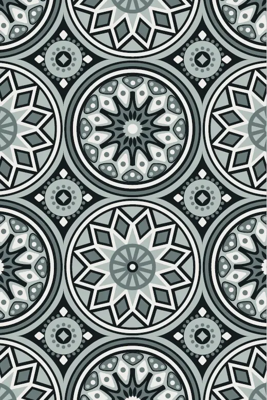 Blommie's lifestyle Buitenkleed 180x120cm C zwart