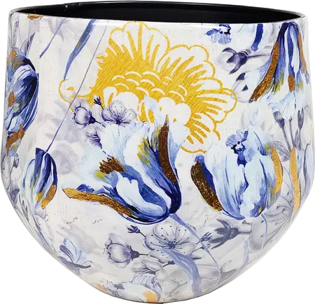 Bol Pot Blue Tulip 23cm