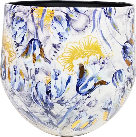 Bol Pot Blue Tulip 27cm