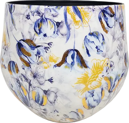 Bol Pot Blue Tulip 33cm